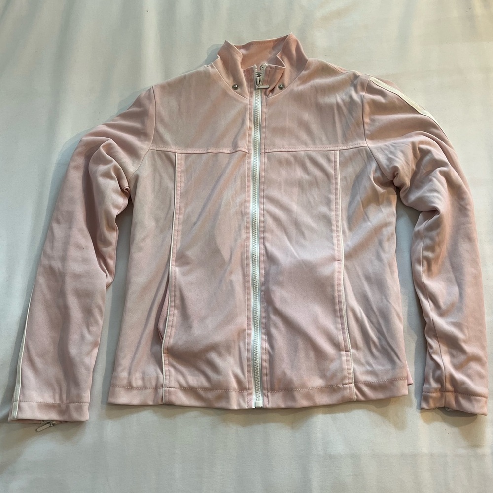 vintage paris blues pink track jacket